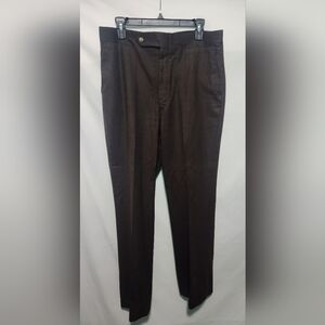 Vintage Higgins Brown Wool Slacks Dress Pants. Size 36